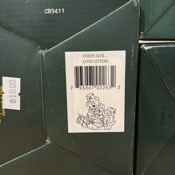 NIB Vtg 90's Boyds Bears Figurines Lot of 3 Union Jack Uncle Elliot Ms Libearty - Picture 3 of 11